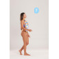 Zerod Maillot de Bain Femme 1 Pièce Sculpt Brushwave