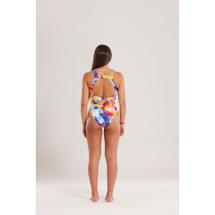 Zerod Maillot de Bain Femme 1 Pièce Sculpt Brushwave
