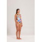 Zerod Maillot de Bain Femme 1 Pièce Sculpt Brushwave