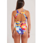 Zerod Maillot de Bain Femme 1 Pièce Sculpt Brushwave