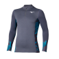Mizuno BT Virtual Body G5 Half Zip Homme Odyssey Gray/Capri Breeze