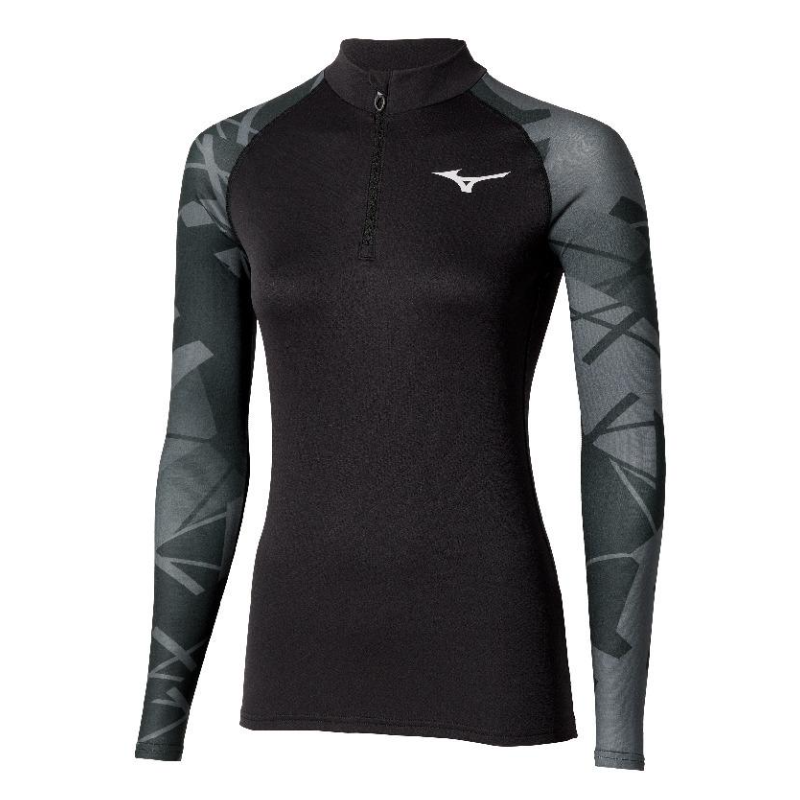 Mizuno BT Virtual Body G5 Half Zip Femme Black