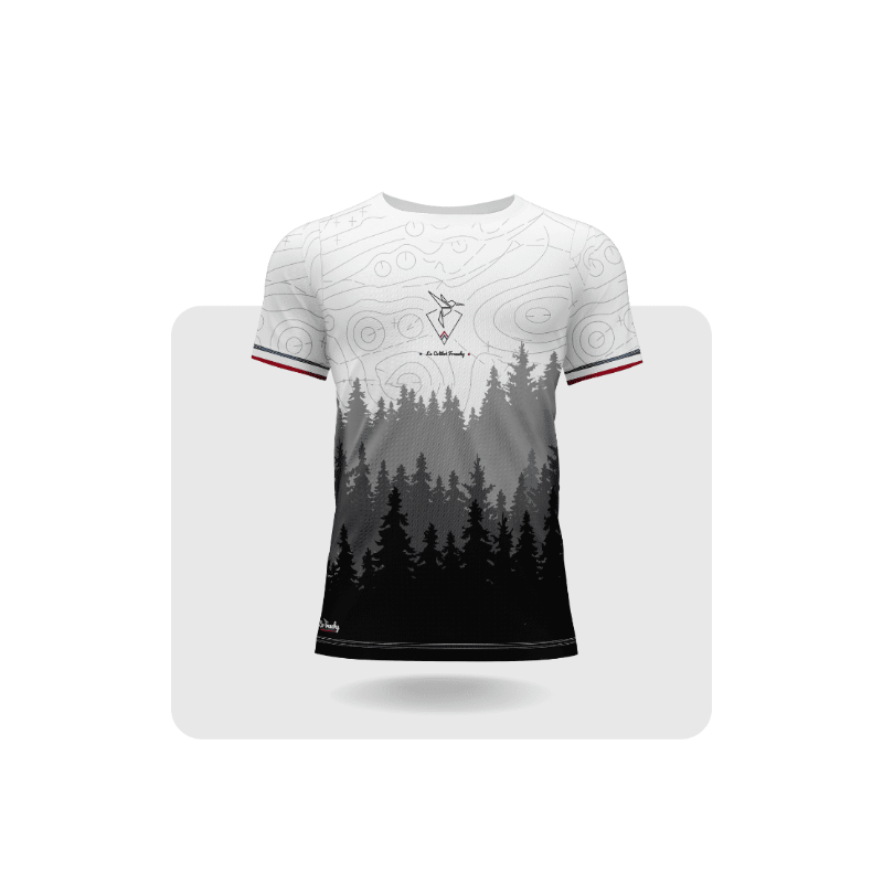 Le Colibri Frenchy T-Shirt Le Forestier Noir Homme