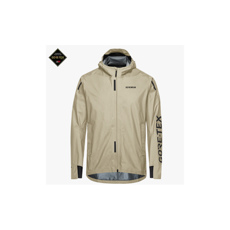 Gorewear Concurve GTX Logo Jacket Homme Tech Beige/Black