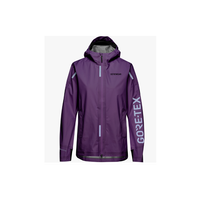 Gorewear Concurve GTX Logo Jacket Femme Purple Indigo/Amethyst Grey