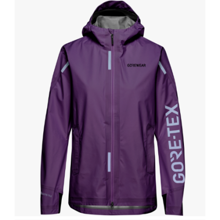 Gorewear Concurve GTX Logo Jacket Femme Purple Indigo/Amethyst Grey