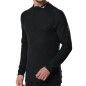 Mizuno Breath Thermo Premium Merino Wool Shirt Half Zip Homme Black