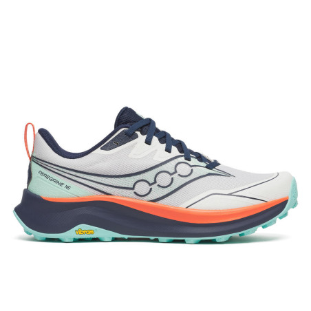 Saucony Peregrine 16 Femme White/Navy