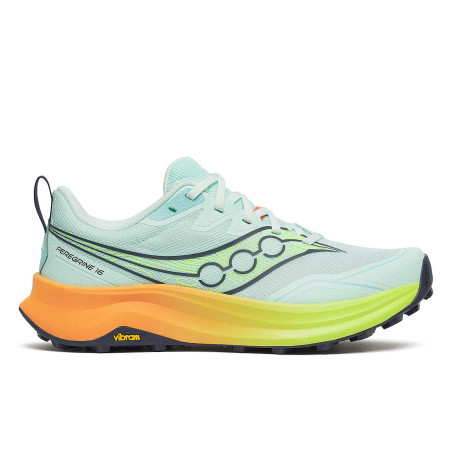 Saucony Peregrine 16 Femme Aqua/Citron