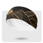 Le Colibri Frenchy Bandeau Pente Nord Noir/Or