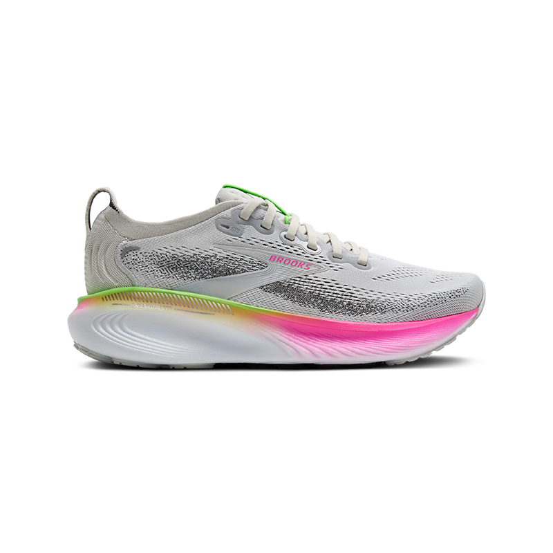 Brooks Adrenaline GTS 25 Femme Oyster/Pink/Green