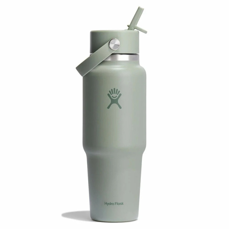 Hydro Flask Bouteille de Voyage Isotherme avec Bouchon Paille 946ml Tonal Agave
