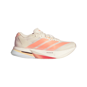 Adidas Adizero Boston 13 Femme Off White/Beam Orange/Acid Orange