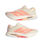 Adidas Adizero Boston 13 Femme Off White/Beam Orange/Acid Orange