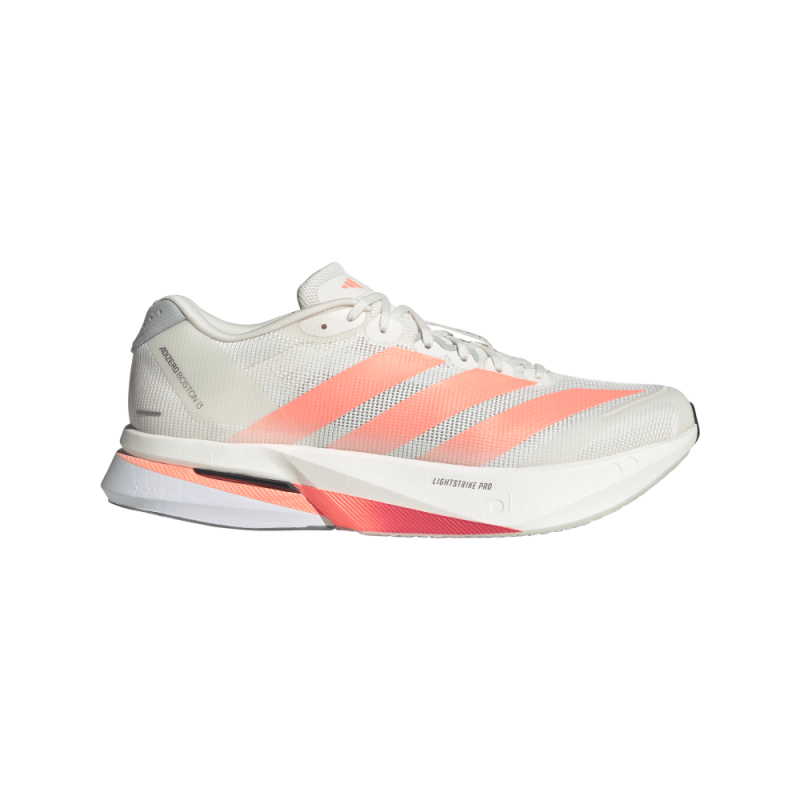 Adidas Adizero Boston 13 Homme Off White/Lucid Orange/Grey
