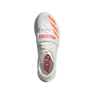 Adidas Adizero TJ/PV Unisexe Cloud White/Lucid Orange/Lucid Red
