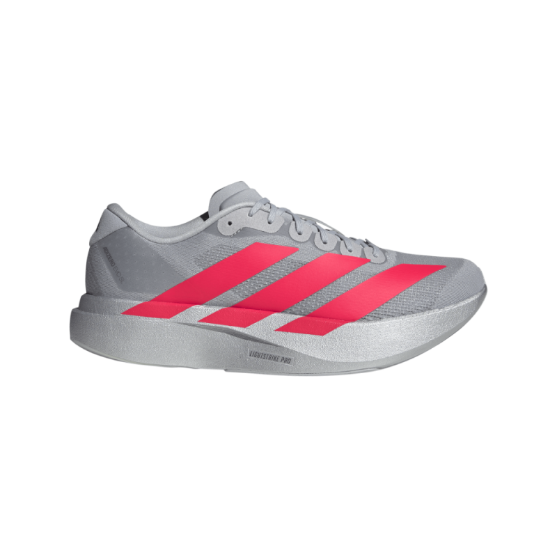 Adidas Adizero Evo SL Homme Silver Metallic/Lucid Red/Iron Metallic