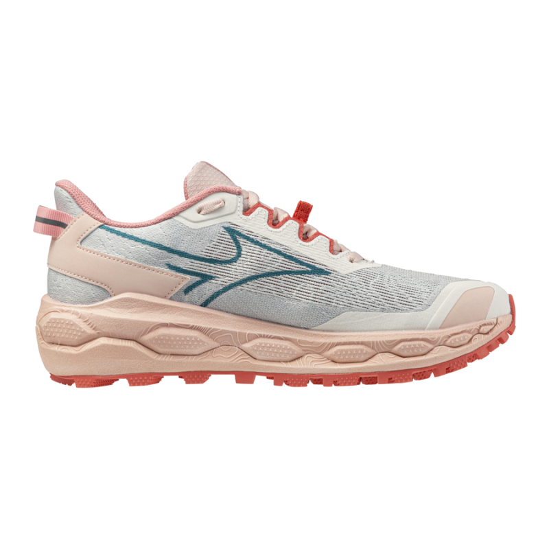 Mizuno Wave Mujin 11 Femme Snow White/Larkspur/Faded Rode