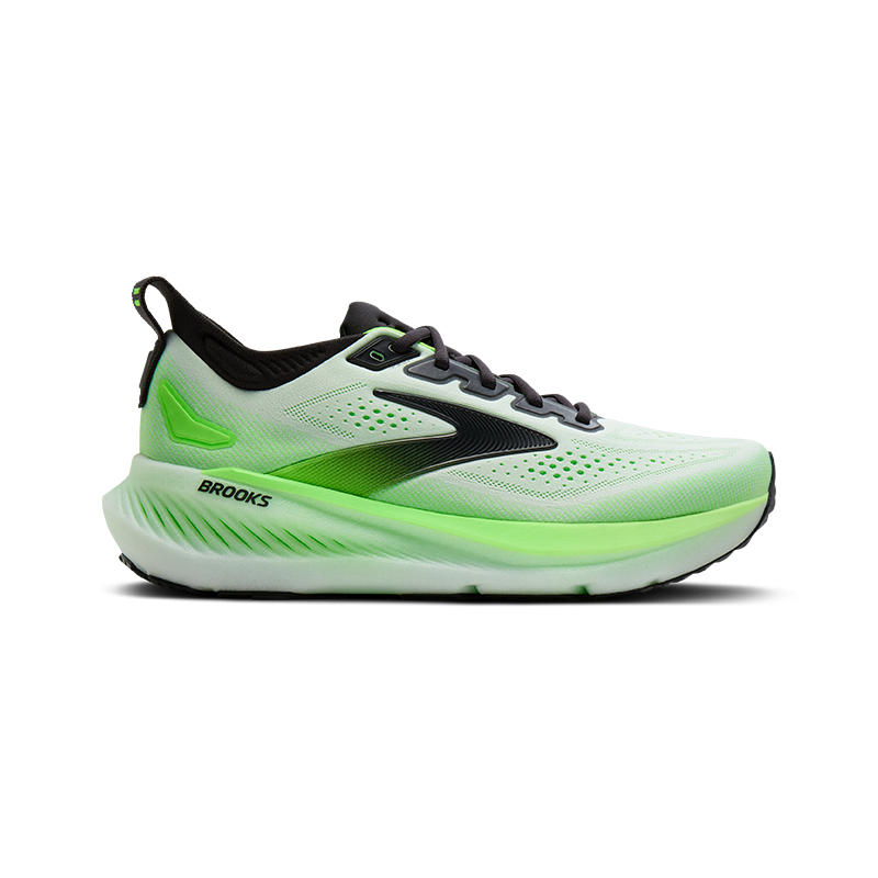 Brooks Glycerin 23 Homme White/Phantom/Green Gecko