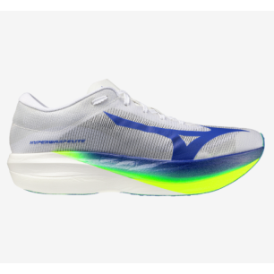 Mizuno Hyperwarp Elite Homme White/Lightning Yellow/Hyper Blue