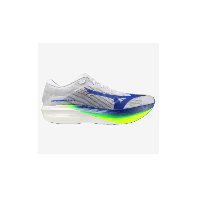 Mizuno Hyperwarp Elite Homme White/Lightning Yellow/Hyper Blue