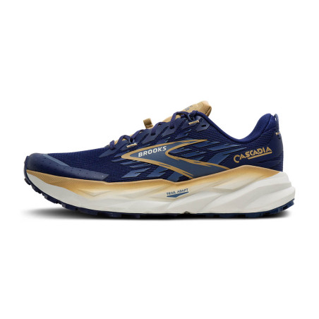 Brooks Cascadia 19 Homme Beacon Blue/Starfish/Coconut