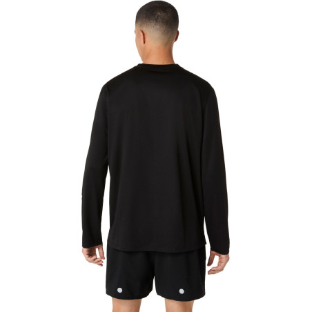 Asics Fujitrail Logo Ls Top Homme Performance Black/Carrier Grey/Cool Grey