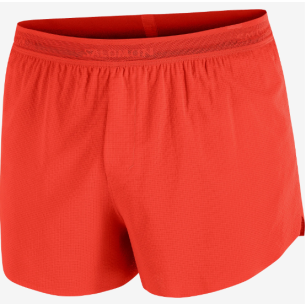 Salomon Sense Aero Split 3" Shorts Homme Fiery Red