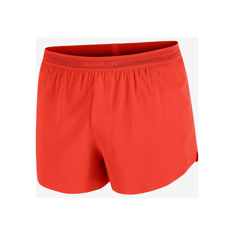 Salomon Sense Aero Split 3" Shorts Homme Fiery Red