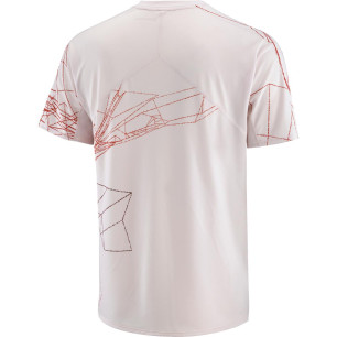 Salomon S/Lab Speed Tee Homme Lilac Ash/Fiery Red