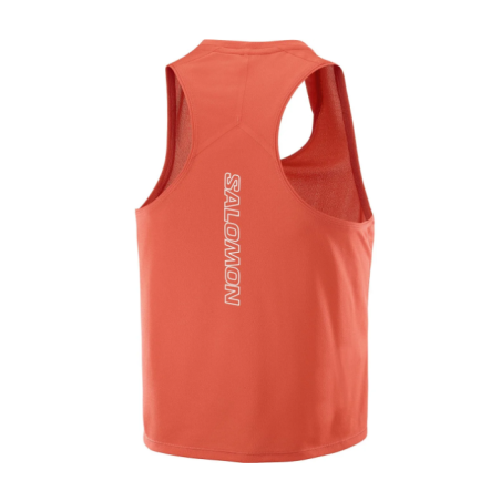 Salomon Sense Aero Short Tank Femme Fiery Red