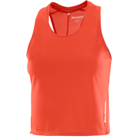 Salomon Sense Aero Short Tank Femme Fiery Red