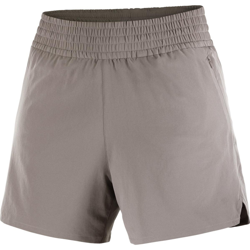 Salomon Shakeout Core 2in1 Shorts 4" Femme Iron