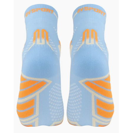 BV Sport Socquette Trail Ultra 2 Mid Ciel/Orange