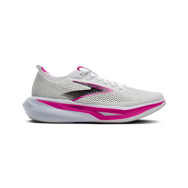 Brooks Hyperion 3 Femme White/Luminary/Cyber Pink