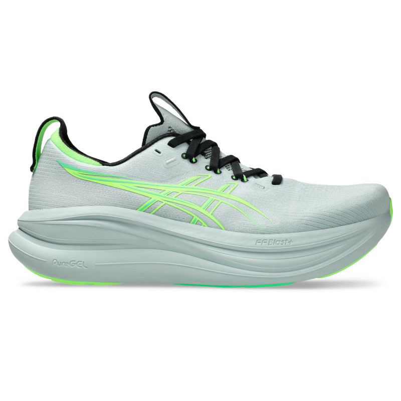 Asics Gel-Nimbus 28 Homme Cold Moss/Illuminate Green