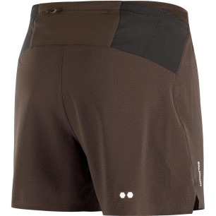 Salomon Sense Aero Stow 5" Shorts Homme Coffee Bean