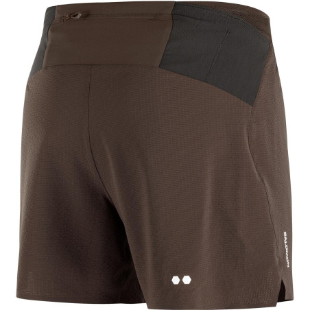 Salomon Sense Aero Stow 5" Shorts Homme Coffee Bean