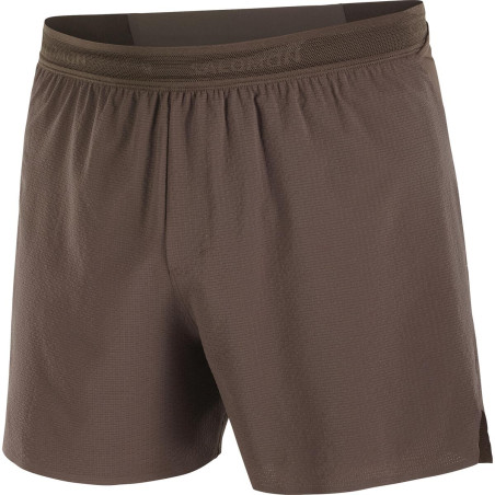 Salomon Sense Aero Stow 5" Shorts Homme Coffee Bean