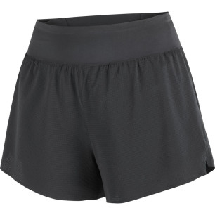 Salomon Aero Stow 4" Shorts Femme Deep Black