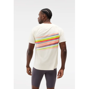 Hoka Race Day Short Sleeve Homme Alabaster Flare