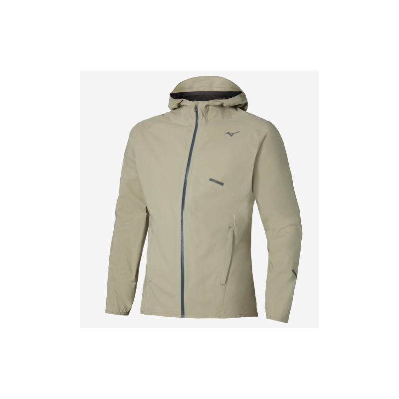 Mizuno Waterproof 20K Hooded Jacket Homme Elm