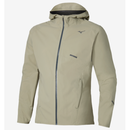Mizuno Waterproof 20K Hooded Jacket Homme Elm