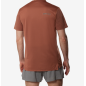 Mizuno Tech Light Short Sleeve Tee Homme Copper Brown Mizuno Tech Light Short Sleeve Tee Homme Copper Brown