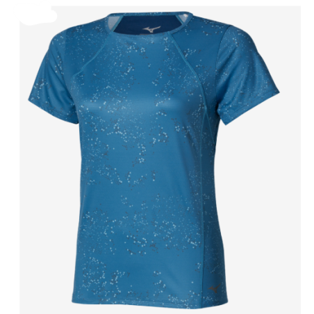 Mizuno T-Shirt Graphic Short Sleeve Femme Larkspur