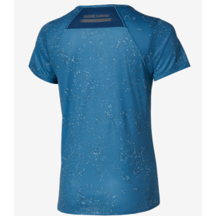 Mizuno T-Shirt Graphic Short Sleeve Femme Larkspur
