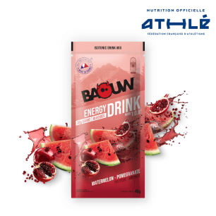 Baouw Energy Drink Sachet Individuel Pastèque/Grenade