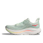 Hoka Clifton 10 Femme Sea Glass/Neon Flame