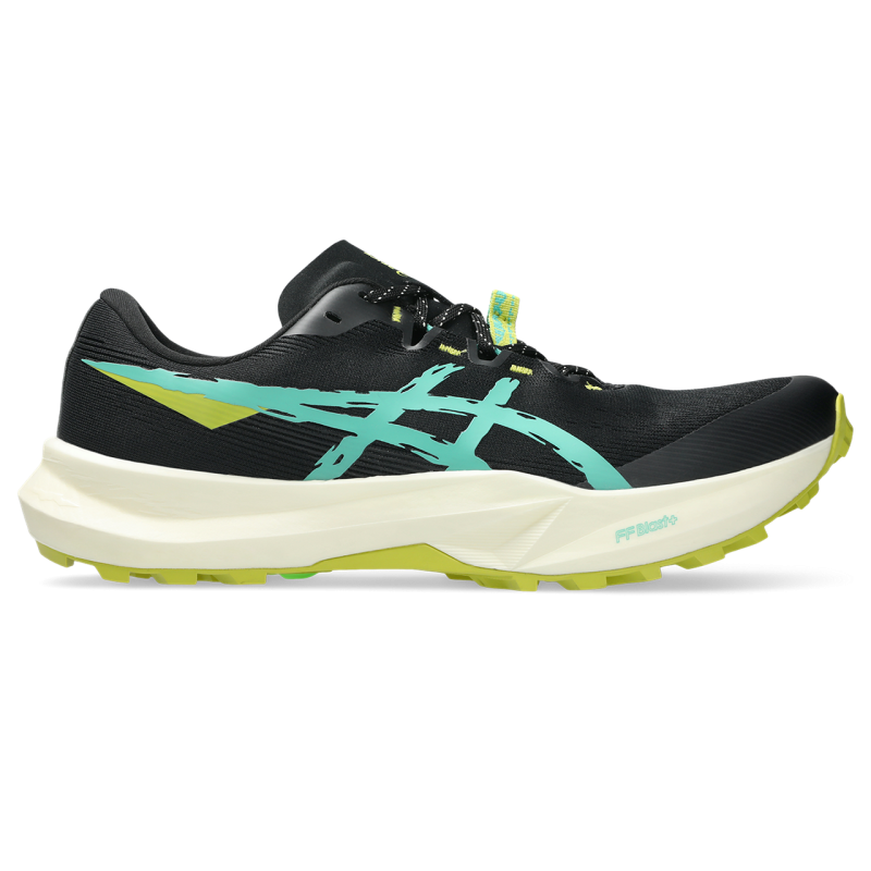 Asics Fuji Lite 6 Homme Black/Aurora Green