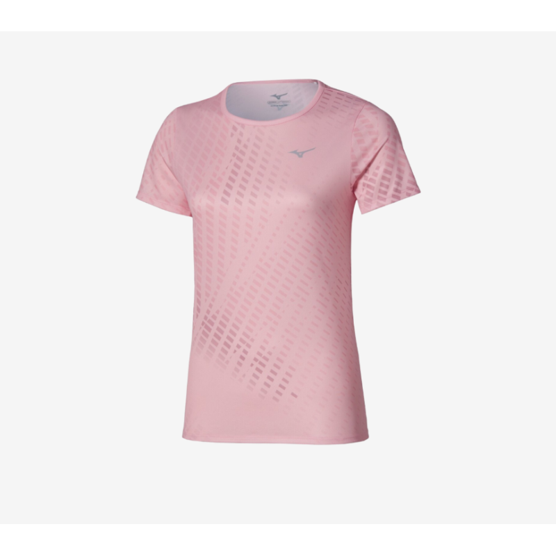 Mizuno Graphic Short Sleeve Tee Femme Pinkesque